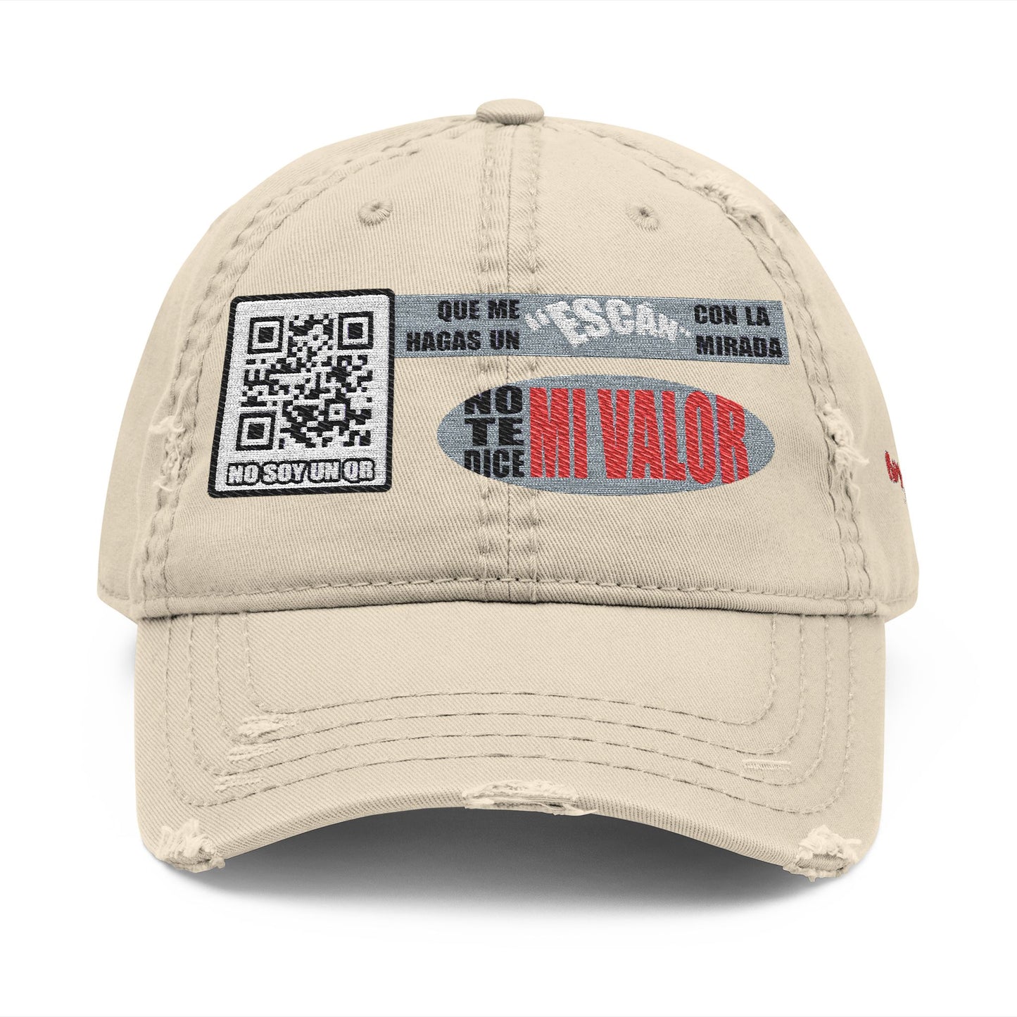 Gorra Desgastada - No soy QR