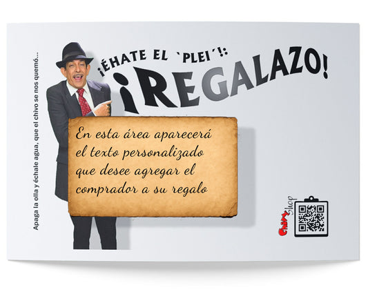 Carte avec message personnalisé